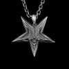 Smile of satan pendant 925 silver Pentacle pendants SSP148