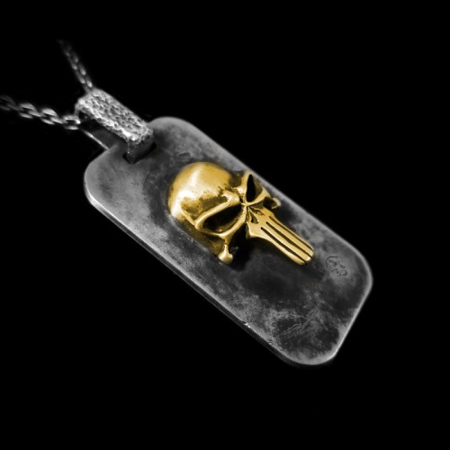 Punisher skull pendant 925 silver Punisher pendants SSP149