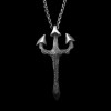 Sea King Trident pendant 925 silver Three-pronged spear pendants SSP150