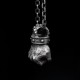 Fist of Strength Pendant 925 Sterling Silver Strength Necklace Fist pendant SSP168