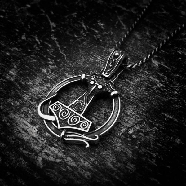 Odin Amulet Pendant 925 Sterling Silver Amulet pendant SSP170