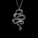 Snake necklaces have weaved their way into popular culture
