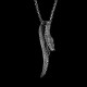 Snake necklace Viper pendant 925 Silver cobra pendant 