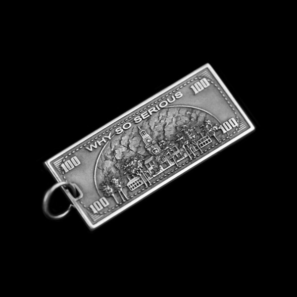 JOKER Dollar Sterling Silver Pendant lies a story of inspiration and creativity