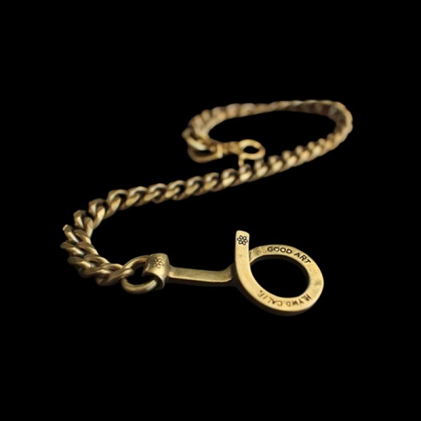 Wallet chain brass Q-ring buckle copper key chain