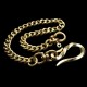 Wallet chain brass S buckle copper key chain & pants chain
