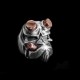 Hells Baron skull ring 925 Sterling silver original handmade Hellboy rings SSJ188