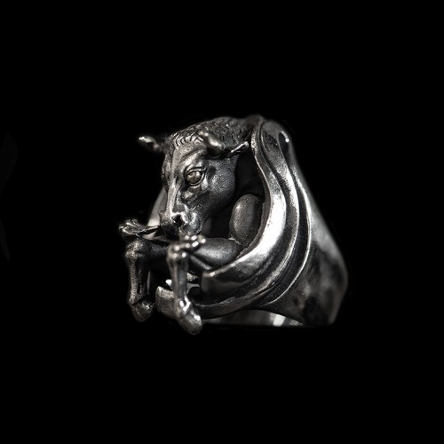 Bull rings 925 silver Embrace the allure wear the tradition