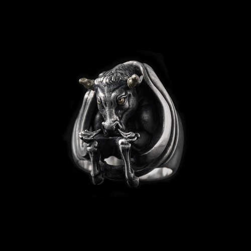 Bull rings 925 silver Embrace the allure wear the tradition
