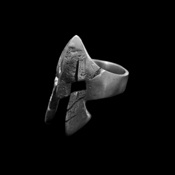 Spartan ring 925 Silver Sparte King Helmet Ring Leonidas 