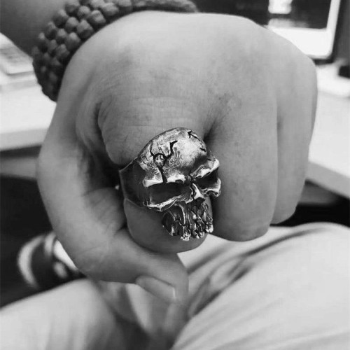 Dark Vanguard Skull Ring this unique piece that transcends trends