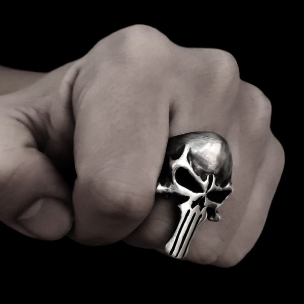 Punisher Skull Ring 925 Silver The Punisher ring