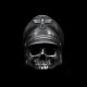 Skull Officer rings 925 Silver skull soldier rings for men SSJ298