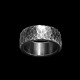 Hammered ring 999 Silver Handmade texture rings SSJ273