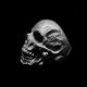 Domineering skull rings 925 Silver Skull rings for men SSJ304