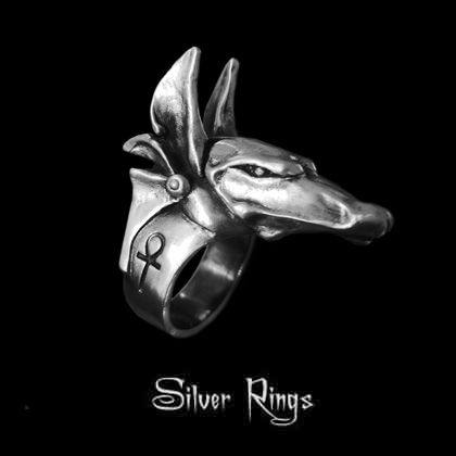 mens silver rings